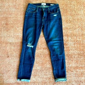 FRAME Le Garçon low rise jeans